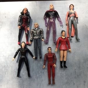 Star Trek Six Collectible Action Figures